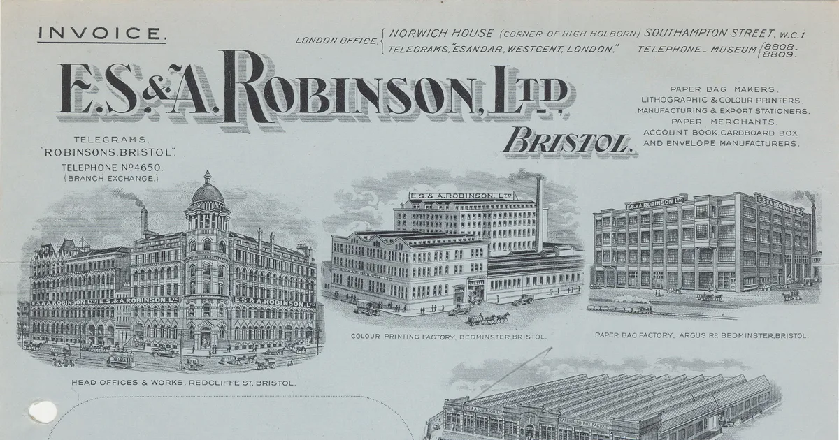 A printed 1925 company invoice, showing how long the paperwork has looked like this